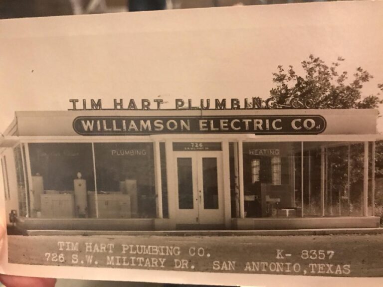 Over 100 Years of Craftsmanship: From Grandpa Hart’s early work in 1917 to today’s modern plumbing standards — our family’s commitment to quality and community has never changed.